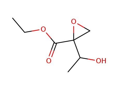 Molecular Structure of 100858-09-1 (Oxiranecarboxylic acid, 2-(1-hydroxyethyl)-, ethyl ester, (R*,R*)- (9CI))