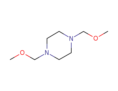 Molecular Structure of 14970-89-9 (Piperazine, 1,4-bis(methoxymethyl)- (8CI,9CI))