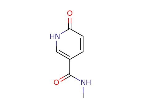 Molecular Structure of 1007-18-7 (N-methyl-6-oxo-1,6-dihydropyridine-3-carboxamide)
