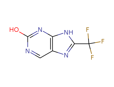 10179-90-5,8-(trifluoromethyl)-3,7-dihydro-2H-purin-2-one,2H-Purin-2-one,1,7-dihydro-8-(trifluoromethyl)- (9CI); Purin-2-ol, 8-(trifluoromethyl)- (7CI);NSC 528625