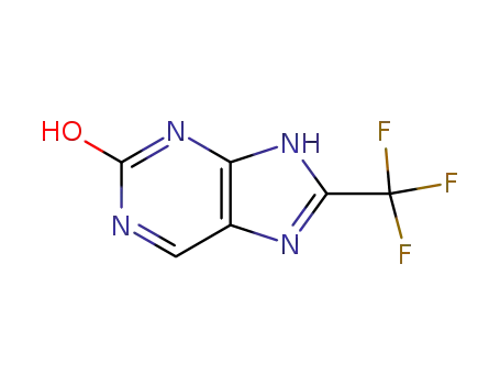 Molecular Structure of 10179-90-5 (8-(trifluoromethyl)-3,7-dihydro-2H-purin-2-one)