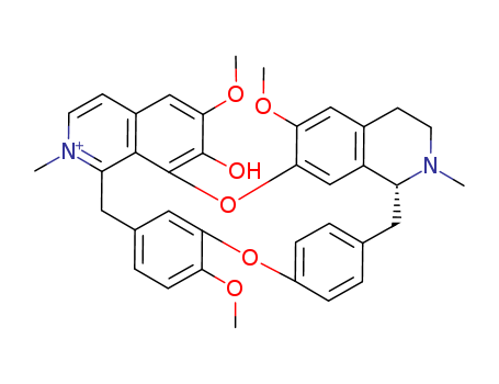 16H-1,24:6,9-Dietheno-11,15-metheno-2H-pyrido[2',3':17,18][1,11]dioxacycloeicosino[2,3,4-ij]isoquinolinium,3,4,4a,5-tetrahydro-22-hydroxy-12,21,26-trimethoxy-4,17-dimethyl-, (4aS)- (9CI)