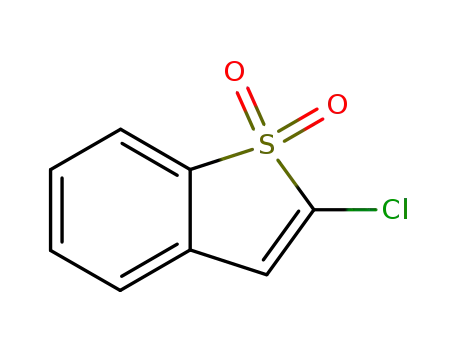 Molecular Structure of 10133-41-2 (2-chloro-1-benzothiophene 1,1-dioxide)