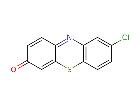 Molecular Structure of 10128-63-9 (8-chloro-3H-phenothiazin-3-one)