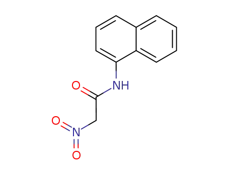 Molecular Structure of 101651-40-5 (N-(naphthalen-1-yl)-2-nitroacetamide)