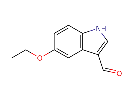 Molecular Structure of 169789-47-3 (5-ETHOXY-1H-INDOLE-3-CARBALDEHYDE)