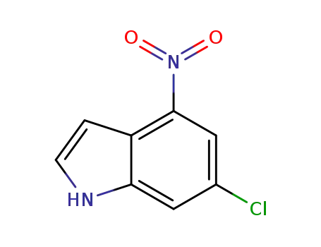 Molecular Structure of 245524-95-2 (6-CHLORO-4-NITRO INDOLE)