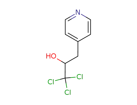 Molecular Structure of 10129-56-3 (ALPHA-(TRICHLOROMETHYL)-4-PYRIDINEETHANOL)