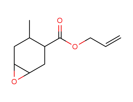 Molecular Structure of 10138-39-3 (7-Oxabicyclo[4.1.0]heptane-3-carboxylicacid,4-methyl-,2-propenylester(9CI))