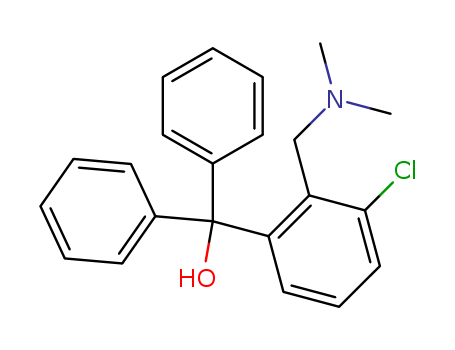 Benzenemethanol,3-chloro-2-[(dimethylamino)methyl]-a,a-diphenyl- cas  10169-24-1