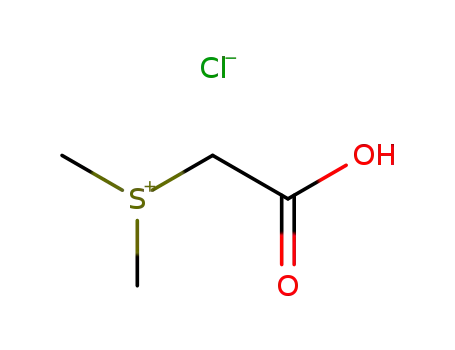 Molecular Structure of 10132-50-0 ((carboxymethyl)(dimethyl)sulfonium chloride)