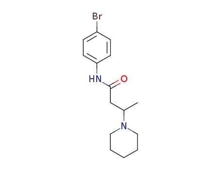 1-Piperidinepropanamide,N-(4-bromophenyl)-b-methyl-