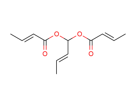 Molecular Structure of 10141-07-8 (Di[(E)-2-butenoic acid](E)-2-buten-1-ylidene ester)