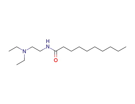 Molecular Structure of 101433-04-9 (N-[2-(diethylamino)ethyl]decanamide)