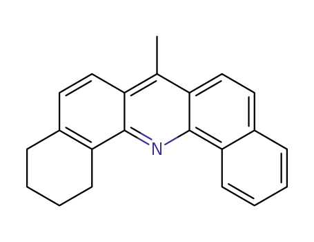 Molecular Structure of 101607-49-2 (DIBENZ(c,h)ACRIDINE, 1,2,3,4-TETRAHYDRO-7-METHYL-)