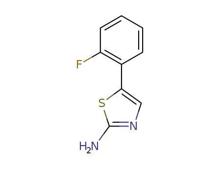 Molecular Structure of 1025927-65-4 (2-AMINO-5-(2-FLUOROPHENYL)-THIAZOLE)