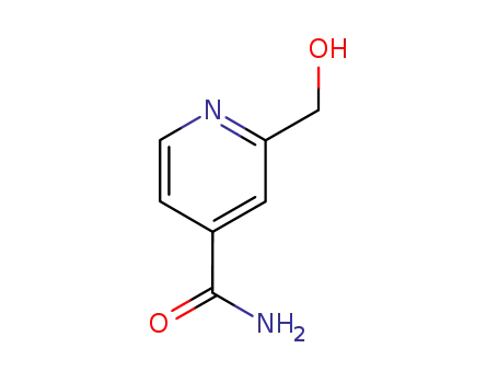 Molecular Structure of 84589-39-9 (4-Pyridinecarboxamide,2-(hydroxymethyl)-(9CI))