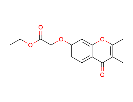 ethyl 2-(2,3-dimethyl-4-oxochromen-7-yl)oxyacetate
