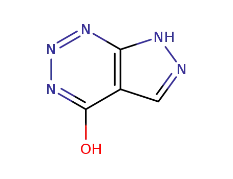Molecular Structure of 19818-50-9 (2,3-dihydro-4H-pyrazolo[3,4-d][1,2,3]triazin-4-one)