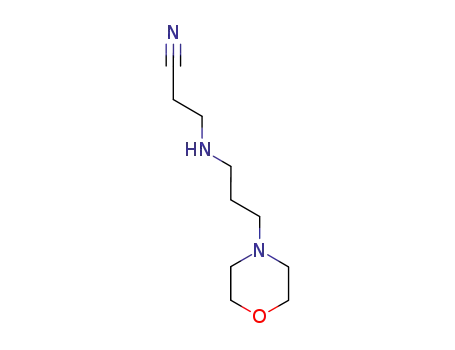Molecular Structure of 102440-39-1 (3-[(3-MORPHOLINOPROPYL)AMINO]PROPANENITRILE)