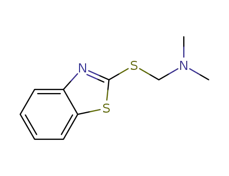 Molecular Structure of 10220-35-6 (Methanamine, 1-(2-benzothiazolylthio)-N,N-dimethyl- (9CI))