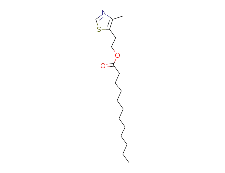 Molecular Structure of 102175-98-4 (4-Methyl-5-thiazolylethanyl octanoate)