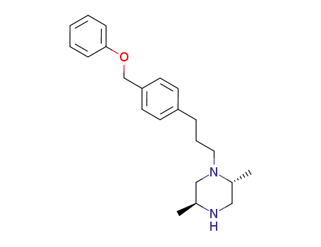 Molecular Structure of 102233-13-6 (2,5-dimethyl-1-[3-[4-(phenoxymethyl)phenyl]propyl]piperazine)