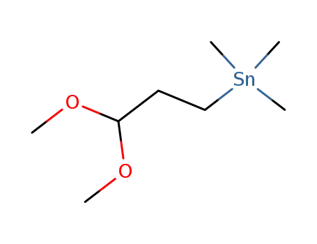 Molecular Structure of 102402-80-2 (1-TRIMETHYLSTANNYL-3,3-DIMETHOXYPROPANE)