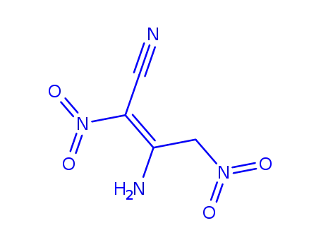 Molecular Structure of 102721-80-2 ((2Z)-3-amino-2,4-dinitrobut-2-enenitrile)