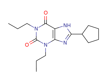 8-Cyclopentyl-1,3-dipropyl-1H-purine-2,6(3H,7H)-dione 102146-07-6