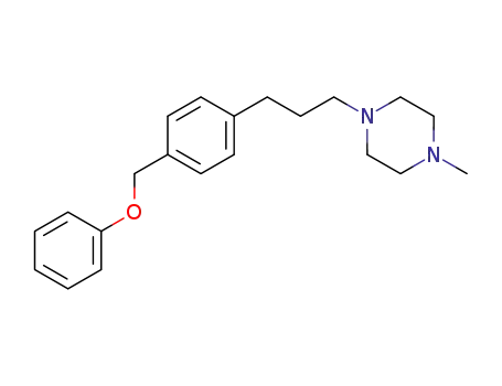 Molecular Structure of 102453-46-3 (1-methyl-4-{3-[4-(phenoxymethyl)phenyl]propyl}piperazine)