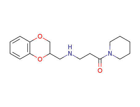 3-(((1,4-BENZODIOXAN-2-YL)METHYL)AMINO)-1-PIPERIDIN-1-YL-1-PROPANONE