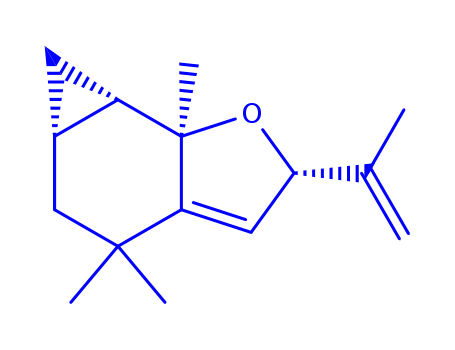2H-CYCLOPROPA[G]BENZOFURAN,4,5,5A,6,6A,6B-HEXAHYDRO-4,4,6B-TRIMETHYL-2-(1-METHYLVINYL)-