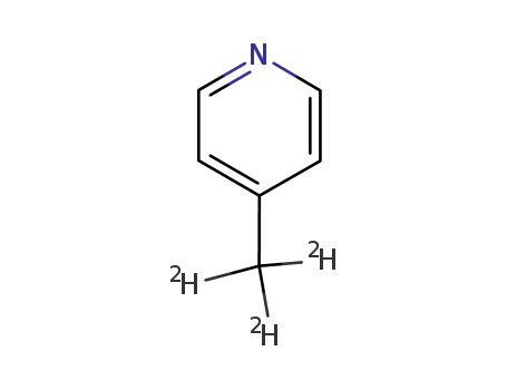 Molecular Structure of 10259-18-4 (4-PICOLINE-METHYL-D3)