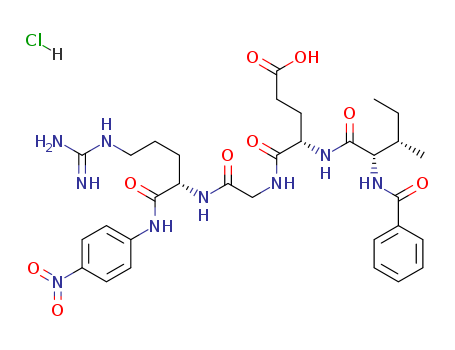 60457-00-3,N-BENZOYL-ILE-GLU-GLY-ARG P-*NITROANILIDE HYDROCHLOR,S2222