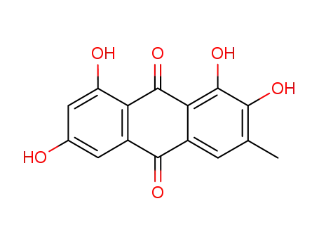 Molecular Structure of 641-90-7 (2-hydroxyemodin)