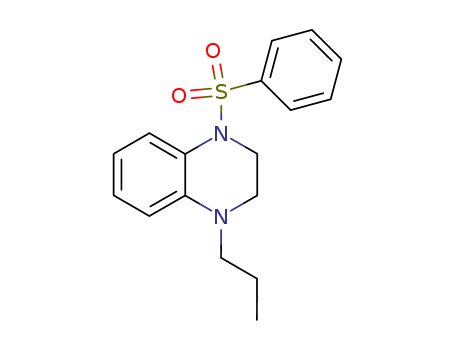 Quinoxaline,1,2,3,4-tetrahydro-1-(phenylsulfonyl)-4-propyl-