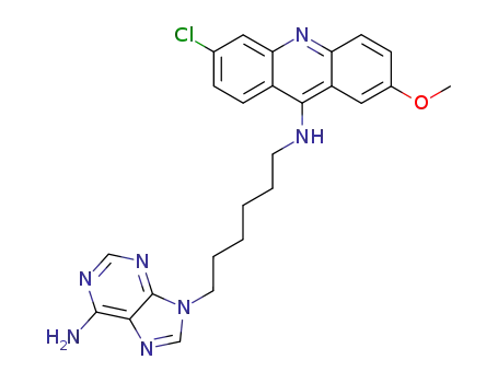 N-[6-(6-amino-9H-purin-9-yl)hexyl]-6-chloro-2-methoxyacridin-9-amine