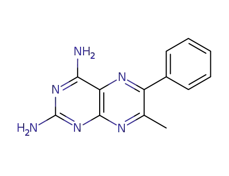 Molecular Structure of 1029-87-4 (Pteridine, 2,4-diamino-7-methyl-6-phenyl-)