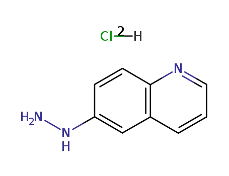Molecular Structure of 103755-52-8 (6-hydrazinylquinoline hydrochloride)
