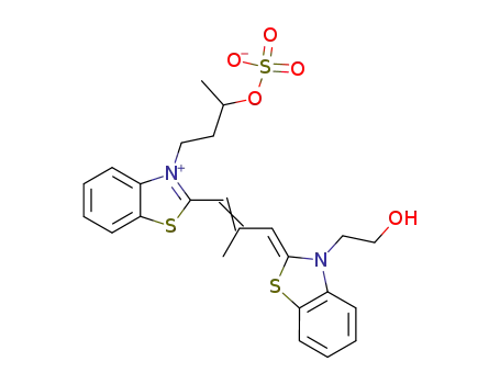 Molecular Structure of 103534-62-9 (3-(2-HYDROXYETHYL)-9-METHYL-3'-(3-SULFATOBUTYL)THIACARBOCYANINE BETAINE)