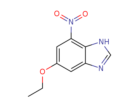 64457-67-6,6-ethoxy-4-nitro-1H-benzimidazole,1H-Benzimidazole,6-ethoxy-4-nitro- (9CI); Benzimidazole, 6-ethoxy-4-nitro- (6CI)