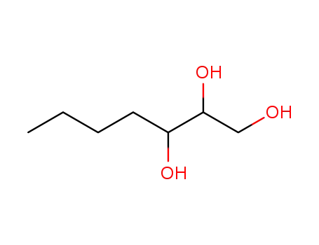 Molecular Structure of 103404-57-5 (1,2,3-Heptanetriol)