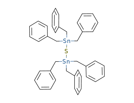 10347-38-3,Thiobis(tribenzylstannane),Distannathiane,hexakis(phenylmethyl)- (9CI); Tin, thiobis[tribenzyl- (7CI,8CI);Bis(tribenzylstannyl) sulfide; Bis(tribenzyltin) sulfide