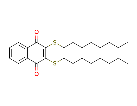 2,3-Bis(n-octylthio)-1,4-naphthalenedione