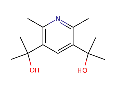 Molecular Structure of 117860-48-7 (3,5-bis<2-(2-hydroxypropyl)>-2,6-lutidine)