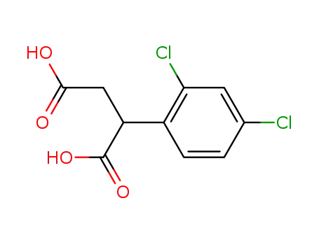Molecular Structure of 103754-45-6 (2-(2,4-DICHLORO-PHENYL)-SUCCINIC ACID)