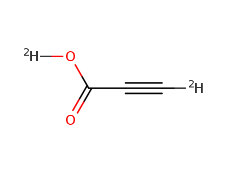 Molecular Structure of 3634-35-3 (<D2>Propiolsaeure)