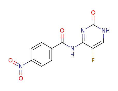 10357-10-5,N-(5-fluoro-2-oxo-2,3-dihydropyrimidin-4-yl)-4-nitrobenzamide,Benzamide,N-(5-fluoro-1,2-dihydro-2-oxo-4-pyrimidinyl)-p-nitro- (8CI); Cytosine,5-fluoro-N-(p-nitrobenzoyl)- (7CI); NSC 409264