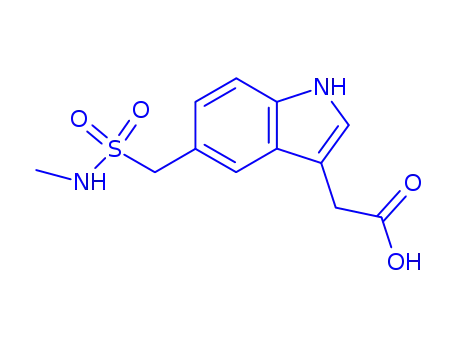 2-[5-(methylsulfamoylmethyl)-1H-indol-3-yl]acetic Acid